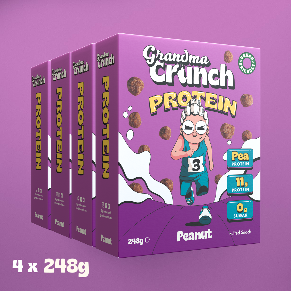 Peanut Protein Cereal (4 Pack)