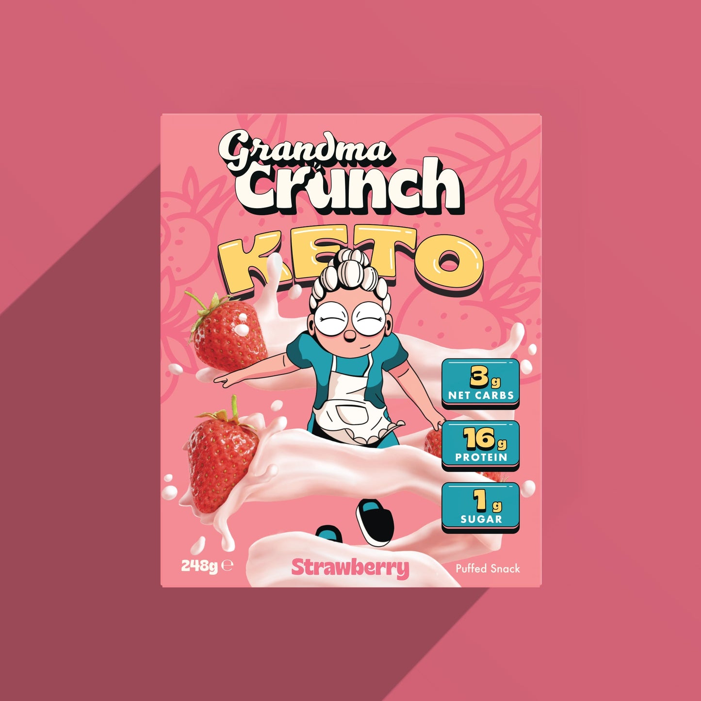 Strawberry Keto Cereal (4 Pack) *NEW*