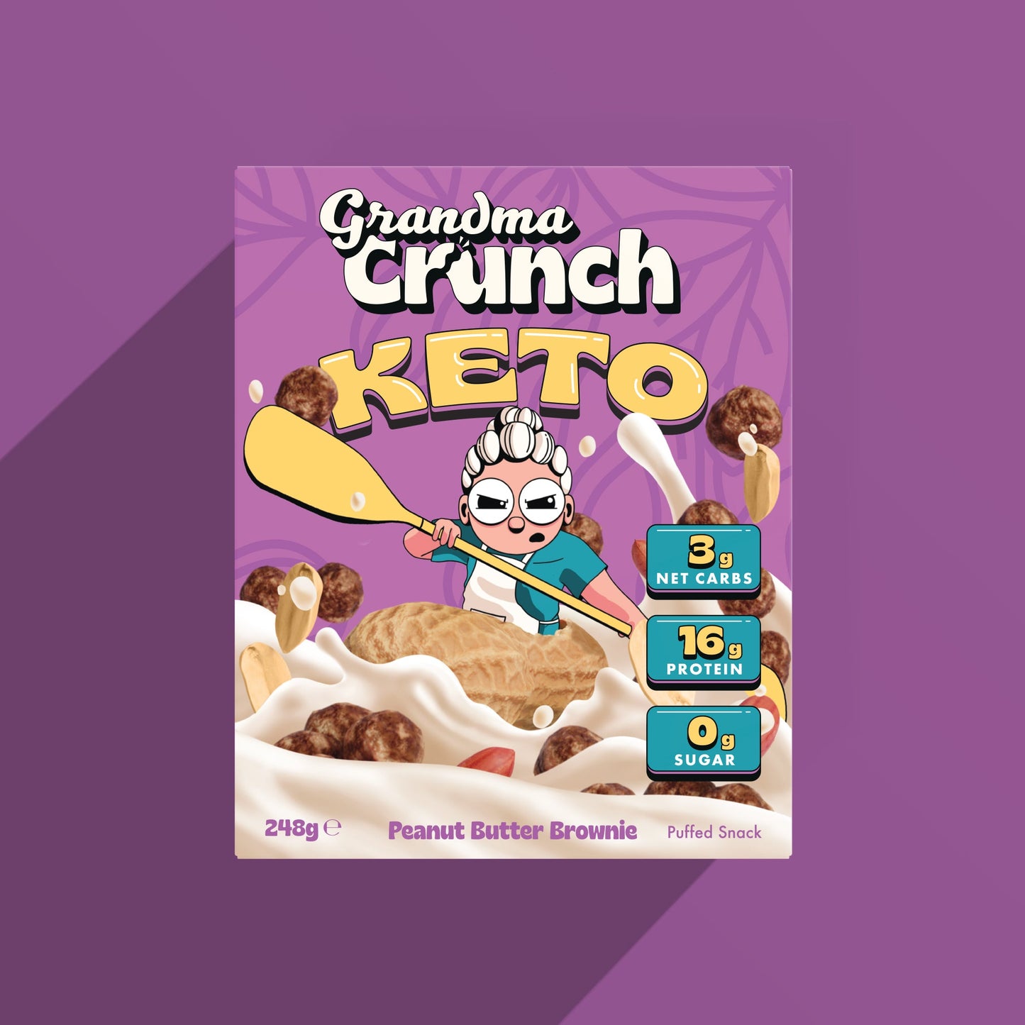 Peanut Butter Brownie Keto Cereal (4 Pack) *NEW*
